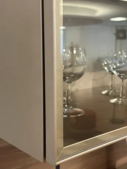 Parete attrezzata in stile moderna Boiserie lampo di Sangiacomo in Offerta Outlet