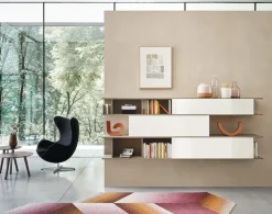 Parete attrezzata in stile moderno L5c14 di Sangiacomo a prezzo Outlet