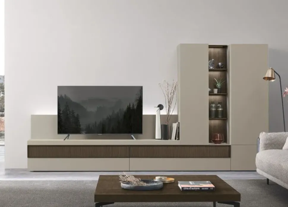 Parete attrezzata in stile design At110 di Tomasella a prezzo Outlet