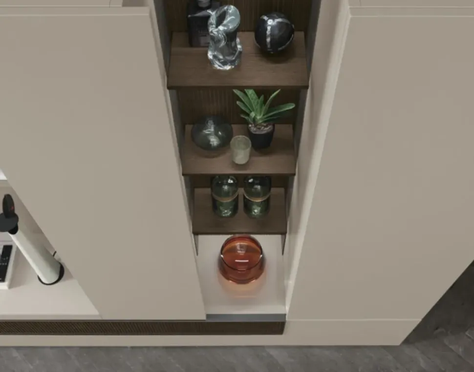 Parete attrezzata in stile design At110 di Tomasella a prezzo Outlet