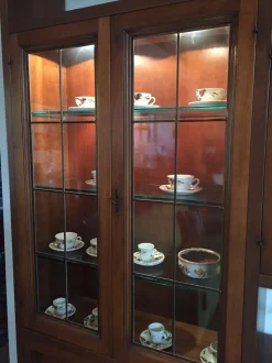 Parete attrezzata in stile classico Pacema in legno Offerta Outlet