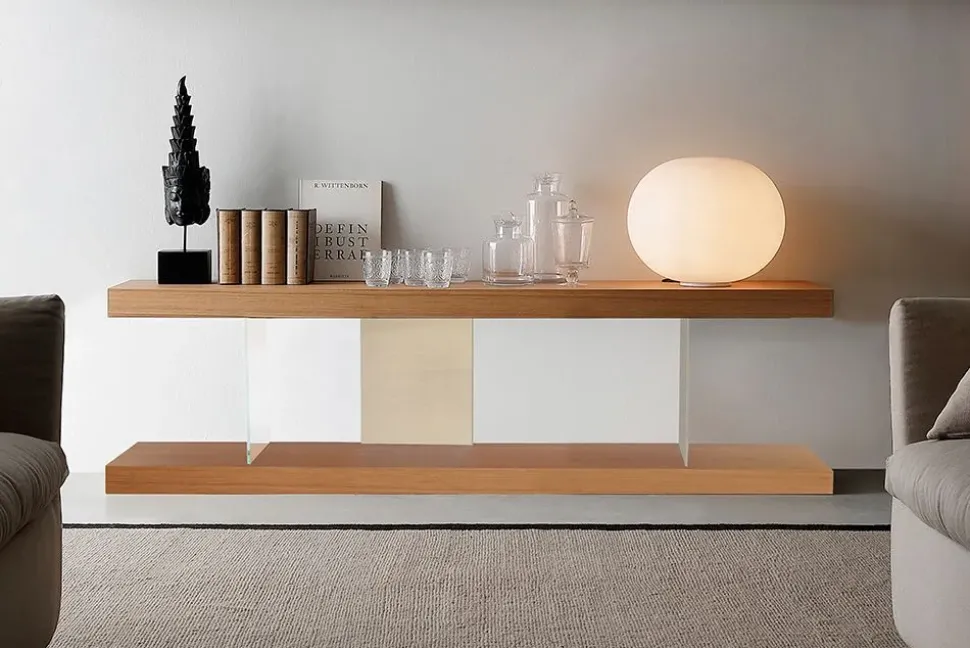 Parete attrezzata in stile design F2/ twinse line free di Forme’s a prezzo scontato