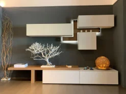 Parete attrezzata in stile moderna Atlante/tetris di Tomasella a prezzo Outlet