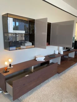 Parete attrezzata in stile moderna 36e8 di Lago in Offerta Outlet