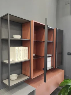 Parete attrezzata in stile moderno Day 06 - modulo di Orme a prezzo Outlet