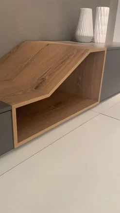 Parete attrezzata in stile design Dayton di Md work in Offerta Outlet