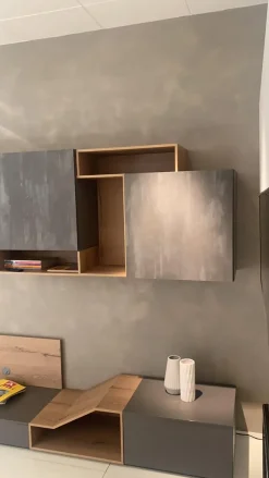 Parete attrezzata in stile design Dayton di Md work in Offerta Outlet