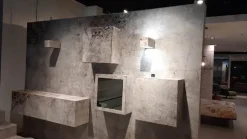 Parete attrezzata in stile design Momenti  di Artigianale in Offerta Outlet