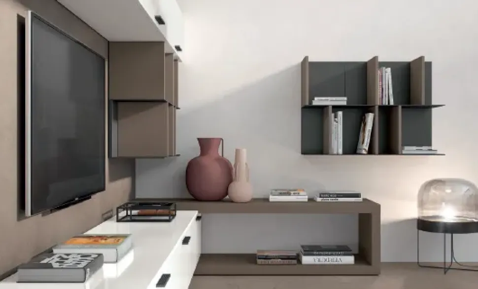 Parete attrezzata L109 Colombini casa in stile moderno a prezzo scontato