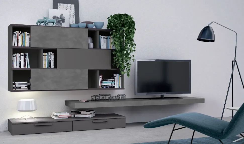 Parete attrezzata L136 del brand Colombini casa con un ribasso esclusivo