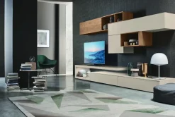 Parete attrezzata Lampo l6c21 di Sangiacomo in OFFERTA OUTLET