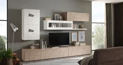 Parete attrezzata Lapis Spar: design moderno a prezzo scontato!