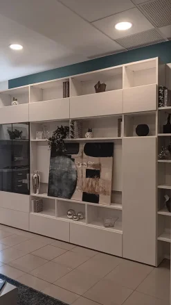 Parete attrezzata Libreria di Colombini casa scontata del 50%