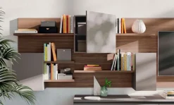 Parete attrezzata Light composizione 2 di Orme scontata del 30%