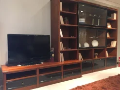 Parete attrezzata Living Piombini in legno in Offerta Outlet