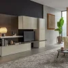 Parete attrezzata Living 614 Giessegi in stile moderno a prezzo ribassato