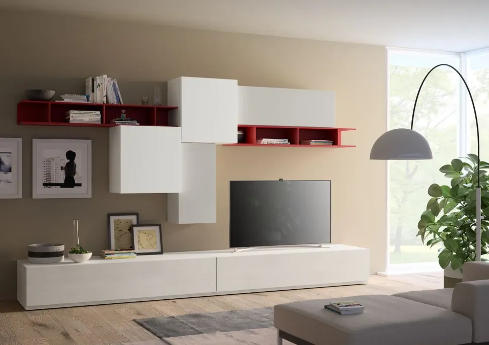 Parete attrezzata Living 579 di Giessegi in OFFERTA OUTLET