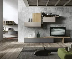 Parete attrezzata Lk08 dell'azienda Siloma con uno sconto esclusivo