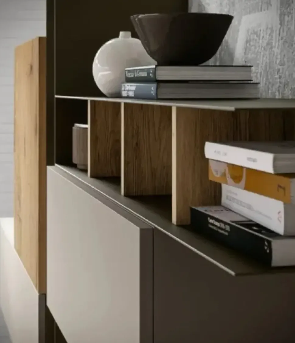 Parete attrezzata Lk08 siloma del marchio Siloma con uno sconto esclusivo