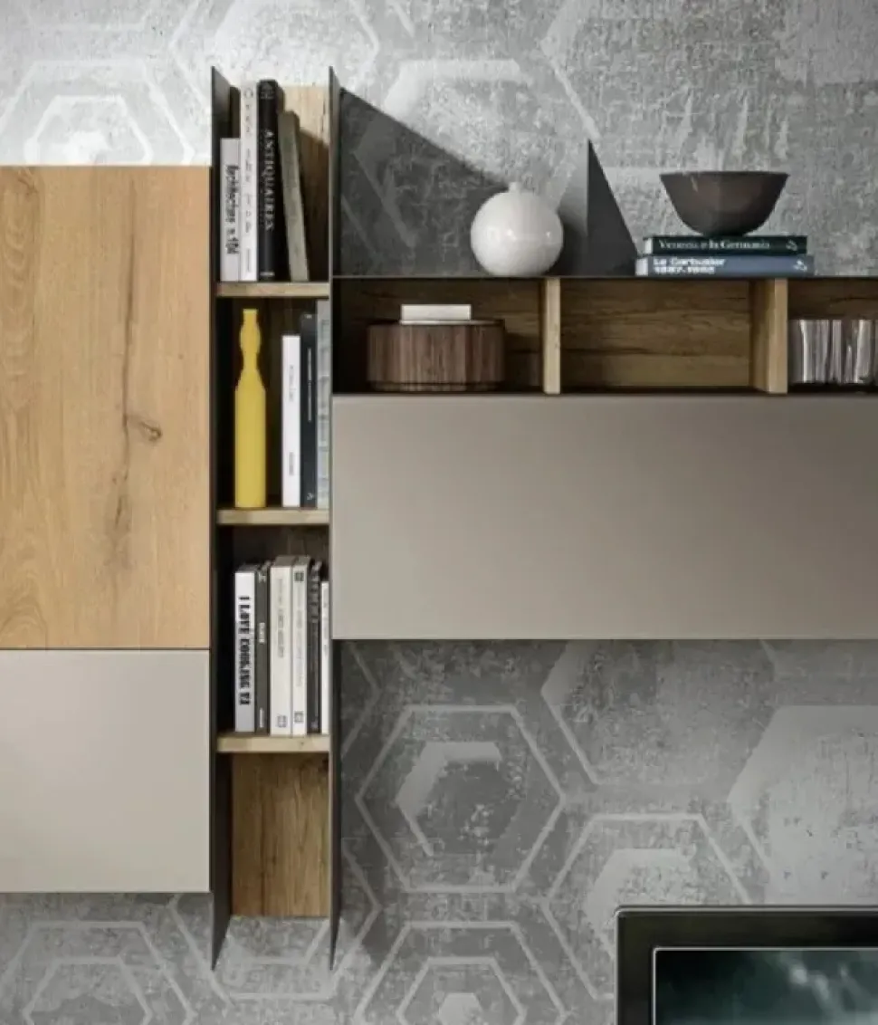 Parete attrezzata Lk08 siloma del marchio Siloma con uno sconto esclusivo