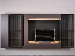 Parete attrezzata Lucifer di Voltan in OFFERTA OUTLET