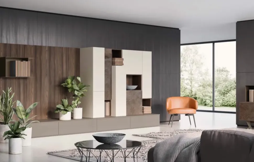 Parete attrezzata M10 di Marka in OFFERTA OUTLET