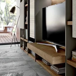 Parete attrezzata Mito 5.0 - qsm611 Imab in stile design a prezzo ribassato