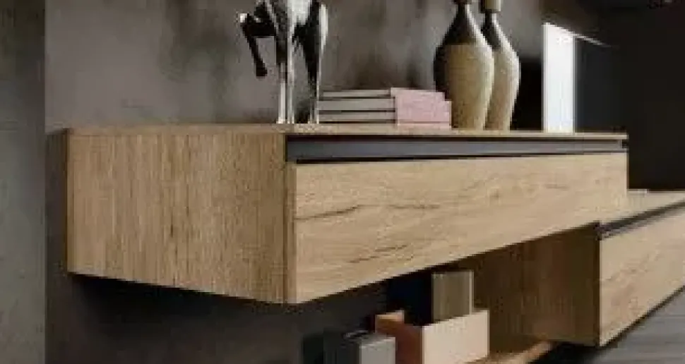 Parete attrezzata Mito 5.0 Imab in stile design a prezzo ribassato