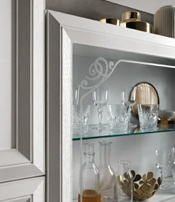 Parete attrezzata Mobile soggiorno modello jazz Gierre mobili in stile moderno a prezzo ribassato