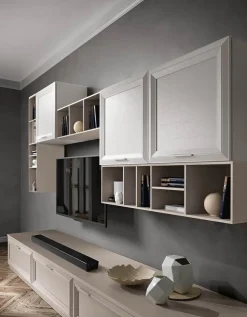 Parete attrezzata Mobile soggiorno modello jazz della firma Gierre mobili con un ribasso esclusivo