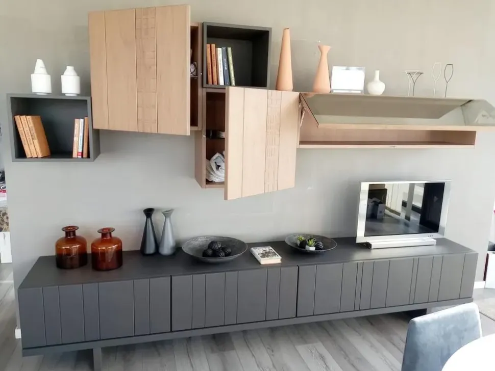 Parete attrezzata Modular system di Modo 10 in OFFERTA OUTLET