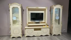 Parete attrezzata Morfeo Artigianale in stile classica a prezzo ribassato