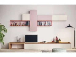 Parete attrezzata Novamobili Outline o-02 PREZZI OUTLET