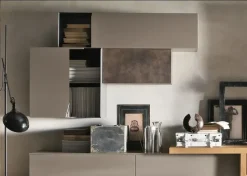 Parete attrezzata Parete attrezzata industrial   Nuovi mondi collection in stile moderna a prezzo scontato