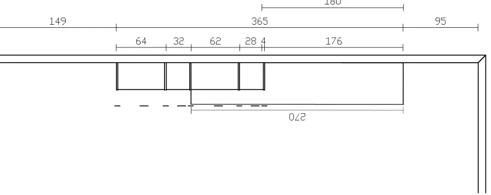 Parete attrezzata Qmc017 Imab in stile moderna a prezzo scontato