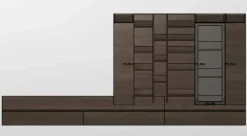 Parete attrezzata Qmc005 Imab in stile moderna a prezzo scontato