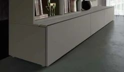 Parete attrezzata Qsm 622 Imab group in stile moderno a prezzo scontato