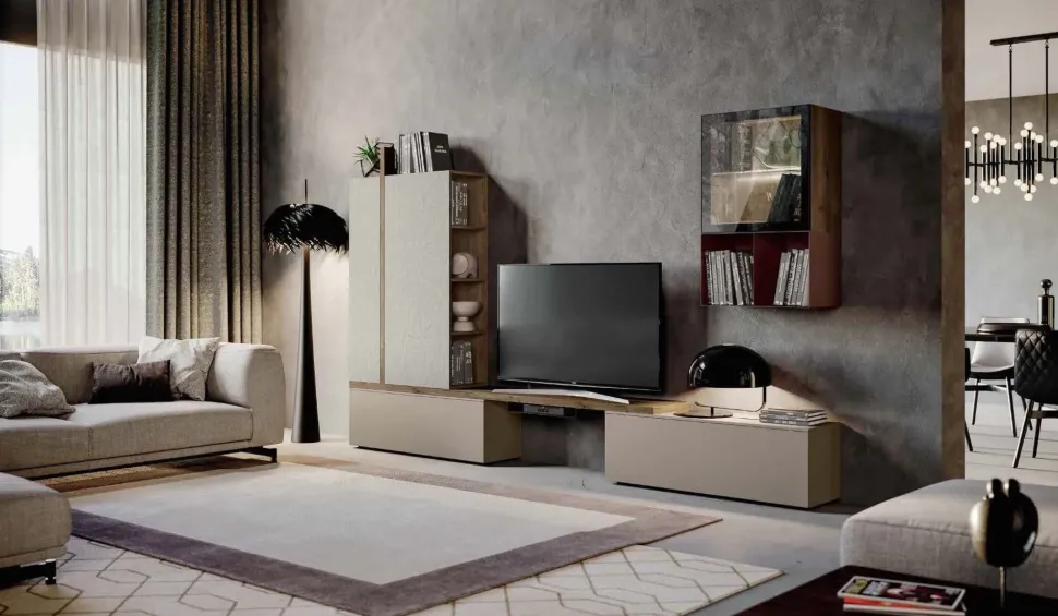 Parete attrezzata Qsm615 di Imab in OFFERTA OUTLET