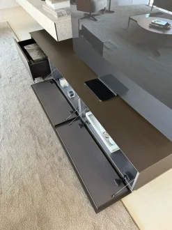 Parete attrezzata Rimadesio parete tv abacus di Rimadesio scontata del 35%