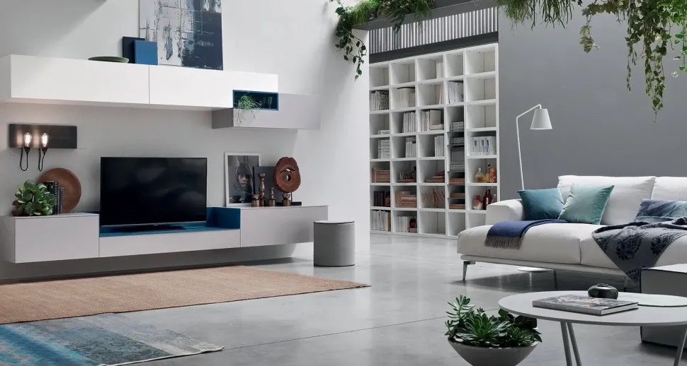 Parete attrezzata Sa 1564 Maronese acf in stile moderno a prezzo scontato