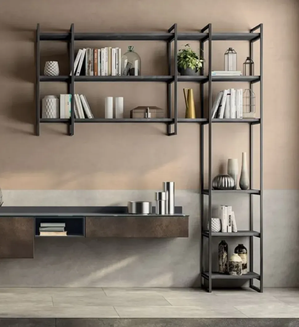Parete attrezzata Scavolini Living liberamente PREZZI OUTLET