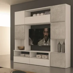 Parete attrezzata Silver- 1 del marchio Artigianale con un ribasso esclusivo