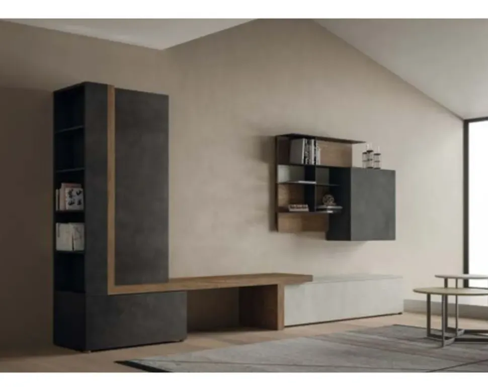 Parete attrezzata Skt40 Tomasella in stile design a prezzo scontato