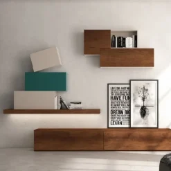 Parete attrezzata Social-connect 3rf1446 di Favero in OFFERTA OUTLET