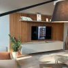 Parete attrezzata Soggiorno boiserie Pianca in stile design a prezzo ribassato