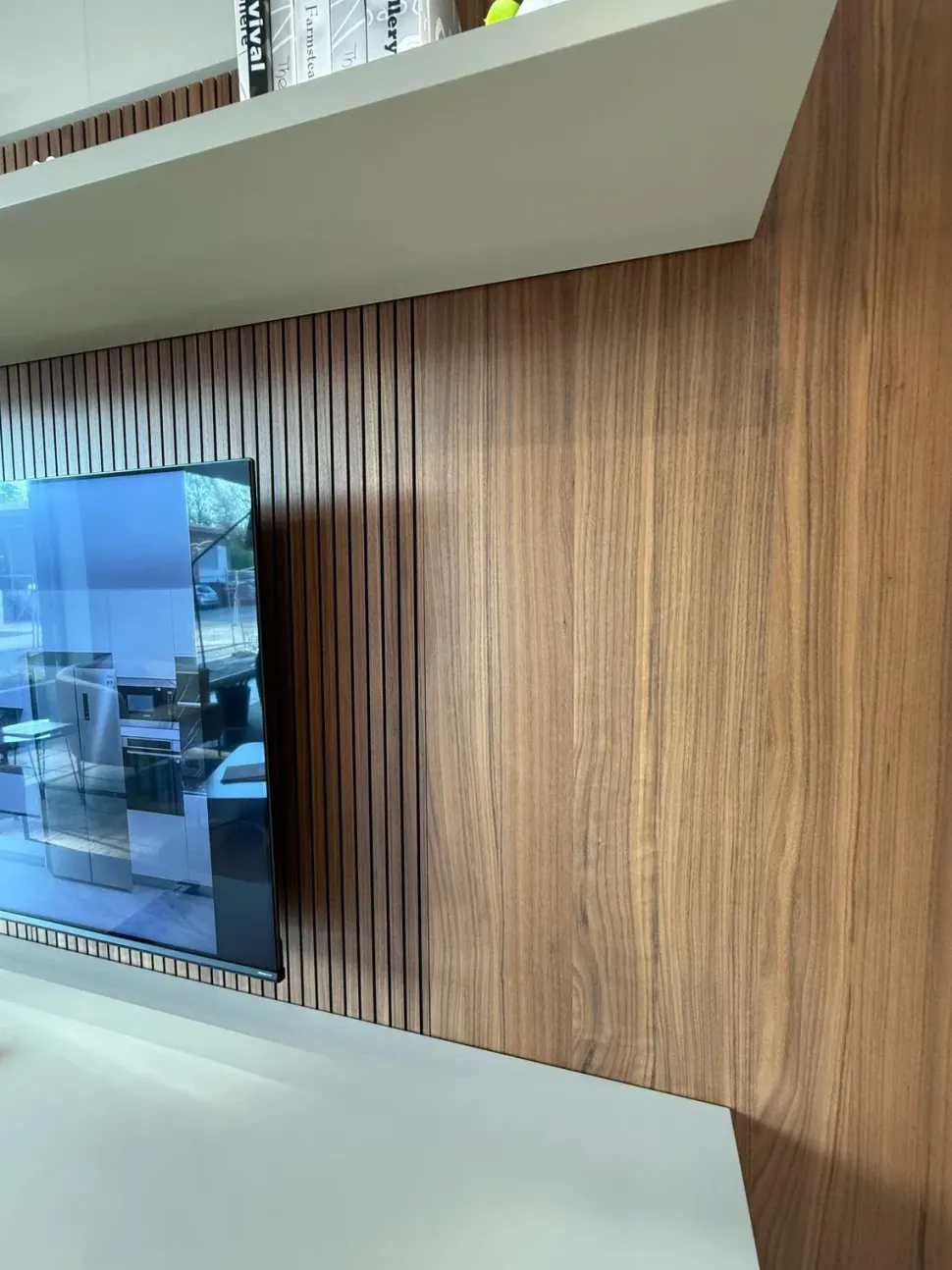 Parete attrezzata Soggiorno boiserie Pianca in stile design a prezzo ribassato