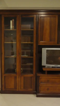 Parete attrezzata Soggiorno Artigianale in stile classico a prezzo ribassato