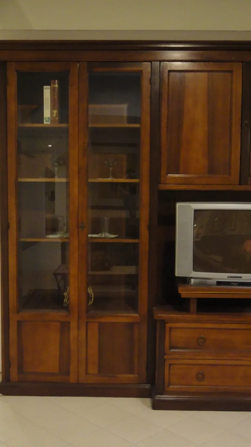 Parete attrezzata Soggiorno Artigianale in stile classico a prezzo ribassato