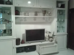 Parete attrezzata Soggiorno prestige dressy laccato bianco Prestige in stile classica a prezzo ribassato