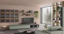 Parete attrezzata Space l05 Colombini casa in stile moderna a prezzo ribassato